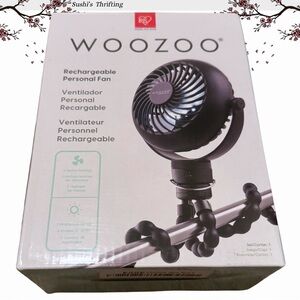 Rechargeable Personal Fan — Black